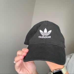 Black Adidas Ball Cap Hat - Unisex